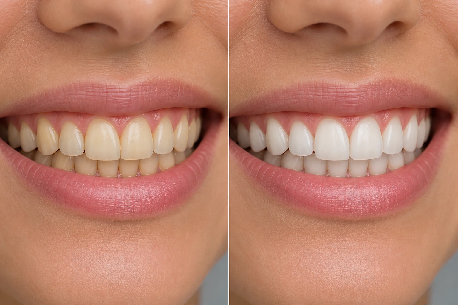 Before — representative teeth whitening trays visualization